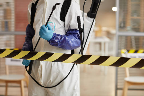 Professional Infectious Disease Decontamination technician working in Gerton, NC